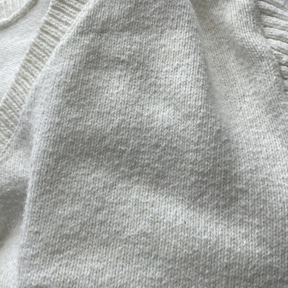 Sundance Sweater Womens XL Silk & Cotton Blend Light Cream Pullover Sweater - Picture 5 of 15